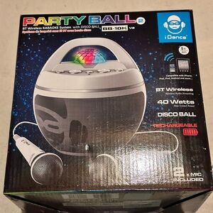 iDance Party Ball 2 BT Wireless Karaoke System